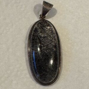 Tourmaline in Quartz Pendant